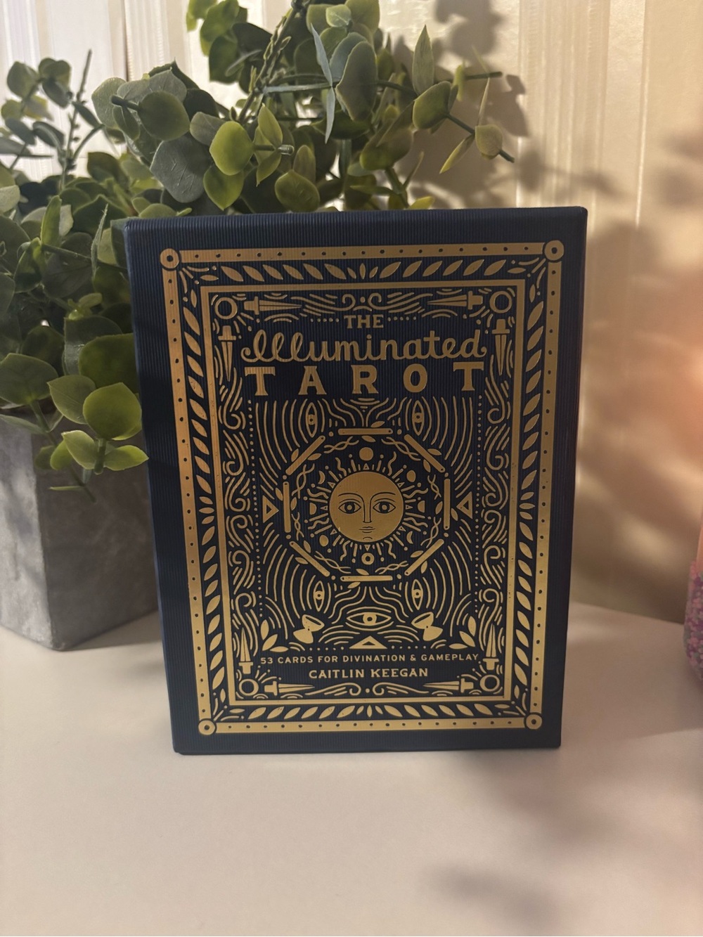 The Illuminated Tarot Deck - Navy & Gold-NWT